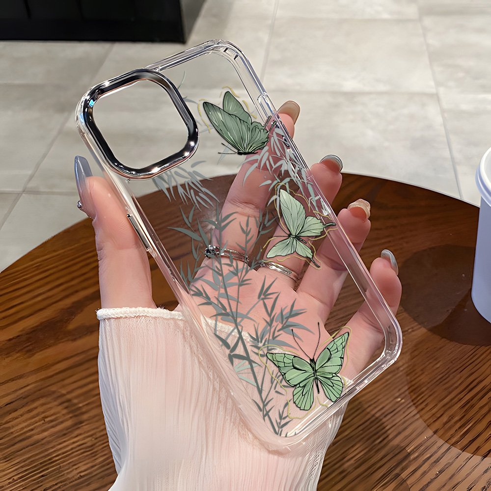 Phone Cases Galaxy A16 5G - Casing Kupu-kupu Silikon untuk Samsung A56