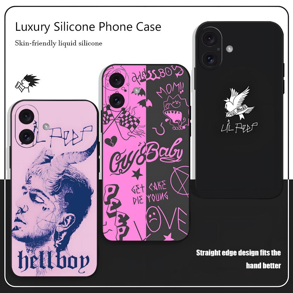 Phone Cases Iphone 16 - Casing HP L-Lil Peep Bintang Terkenal