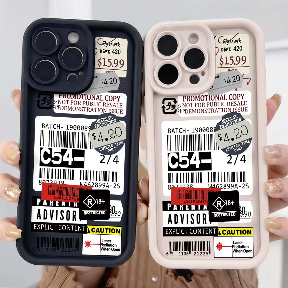 Phone Cases Price - Casing HP Kartun Motif Label Harga