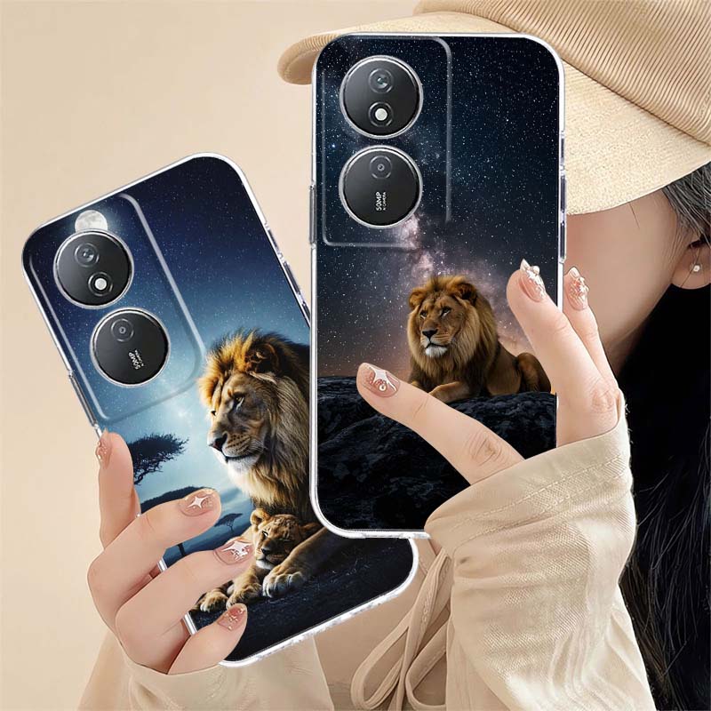Phone Cases Under 200 - Sarung Ponsel Lion Under The Starry