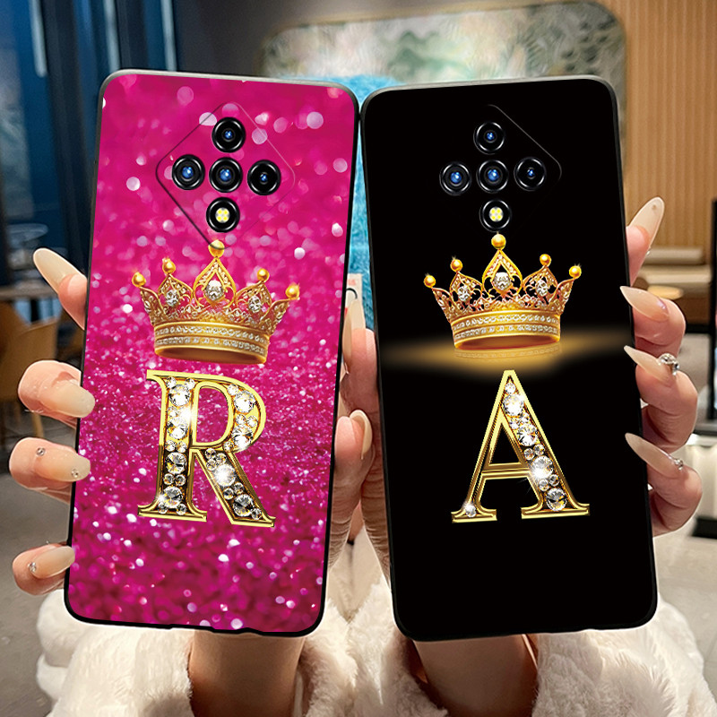 Monogram Custom Case - Casing Ponsel Tahan Benturan untuk Infinix