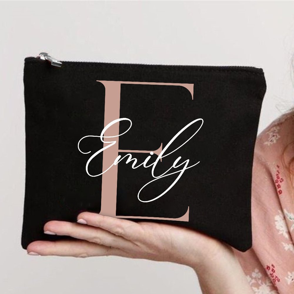 Monogram Custom Case - Tas Makeup Kustom dengan Inisial Tas