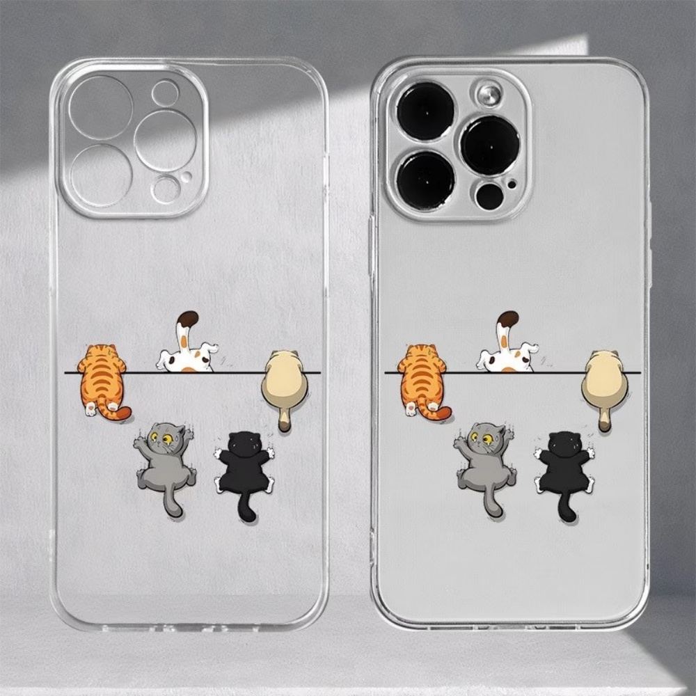 Phone Cases Xs Max - Casing HP Motif Lima Kucing Lucu