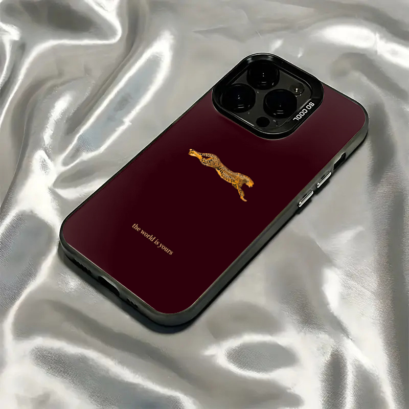 Phone Cases Trending - Casing Ponsel Minimalis Motif Leopard Untuk