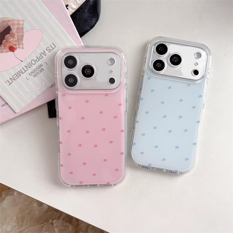Phone Cases Polka Dot - Casing HP Korea Ins Girl Simple