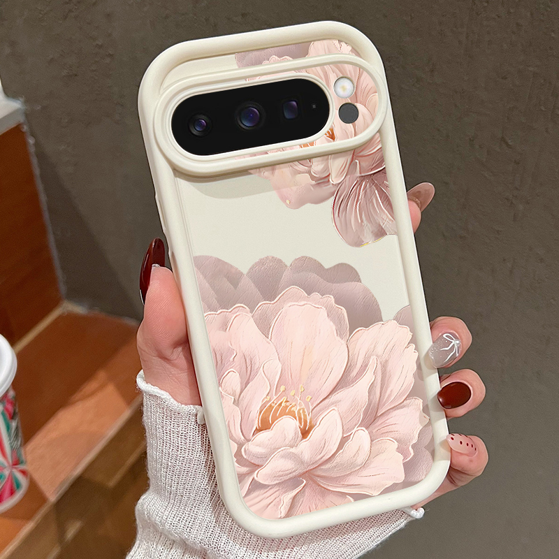 Phone Cases Pixel 10 - Casing Ponsel TPU Lembut Bermotif Bunga