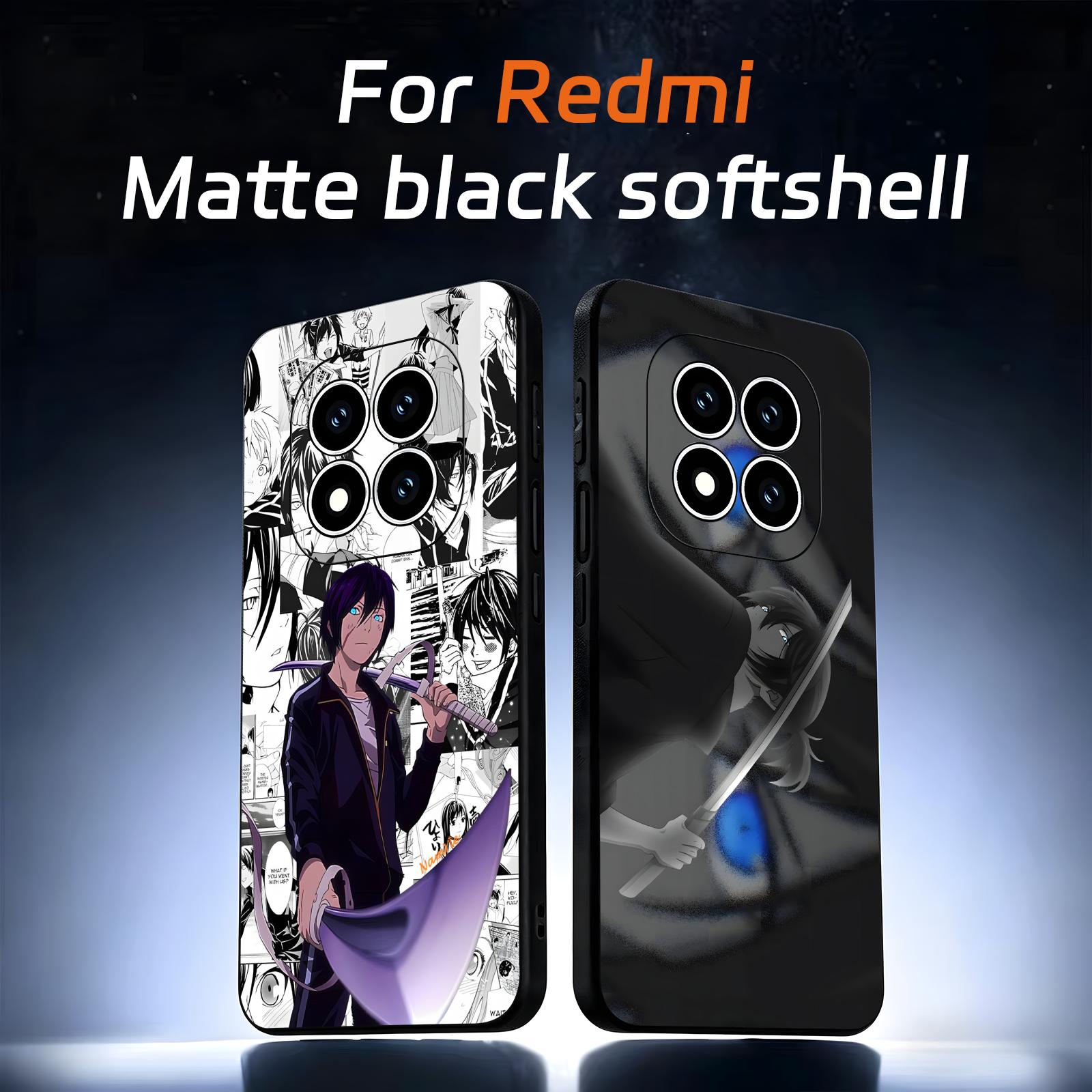 Phone Cases Black - Casing Ponsel Anime Noragami untuk Redmi