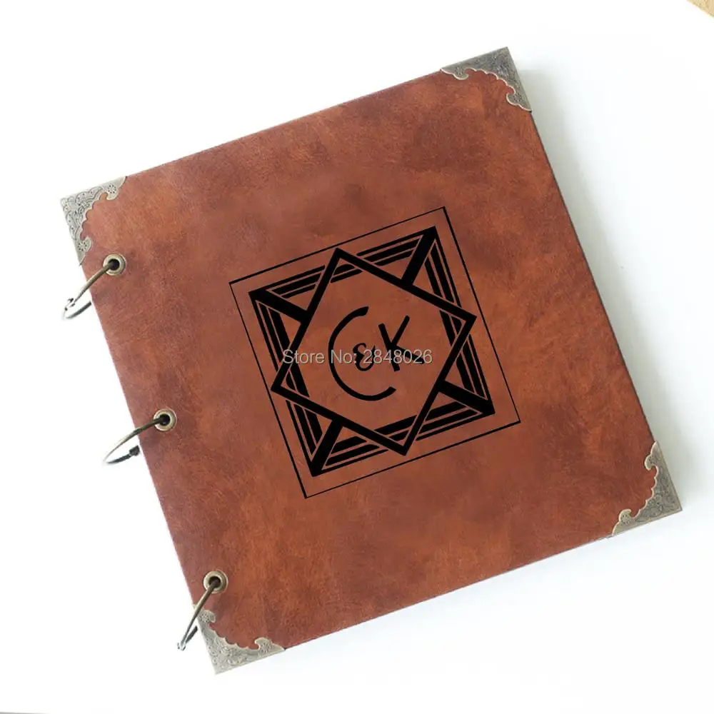 Monogram Custom Case - 50 Halaman Inisial Pedesaan Album Foto