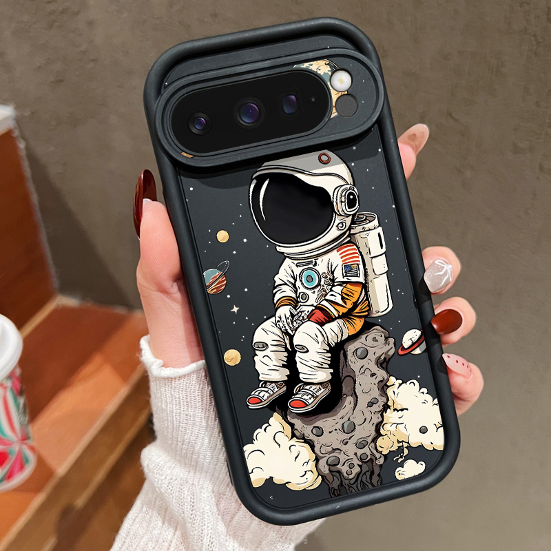 Phone Cases Pixel 10 - Casing Ponsel TPU Cetak Astronot Kartun
