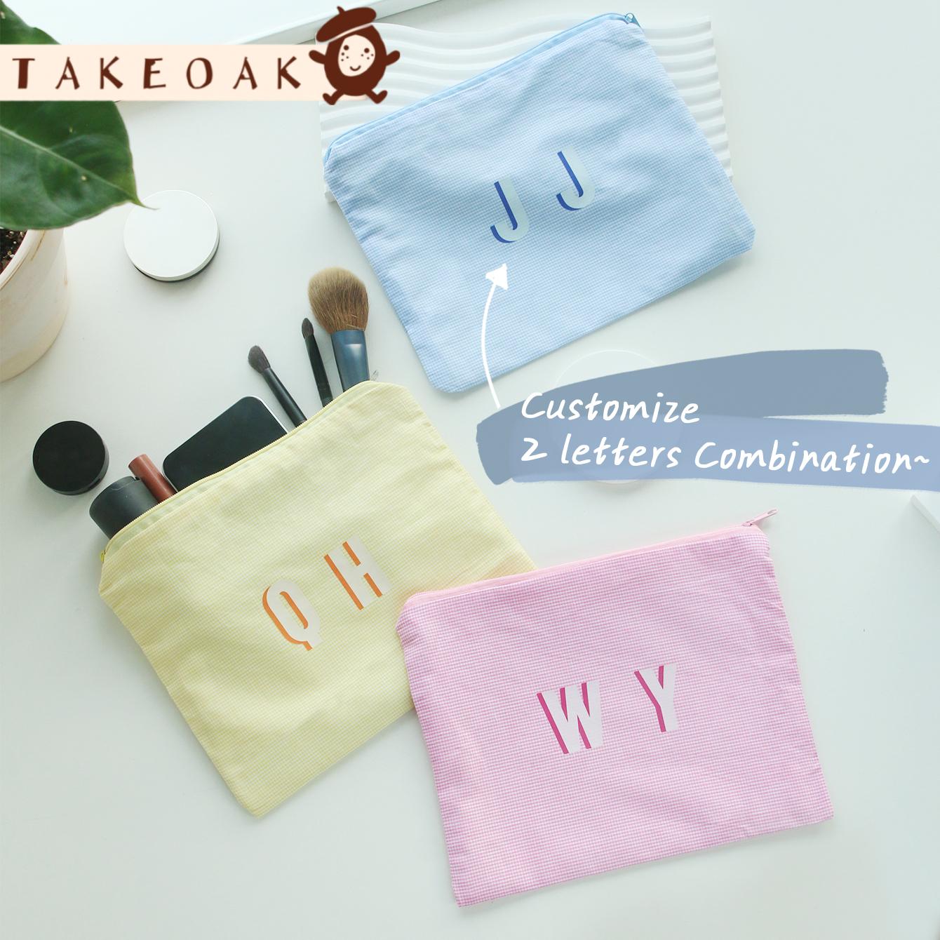 Monogram Custom Case - Tas Makeup Inisial 2 Huruf yang
