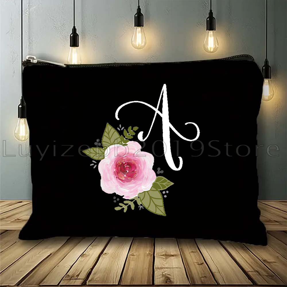 Tas Kosmetik Kanvas Motif Bung - Monogram Custom Case ulasan dan harga