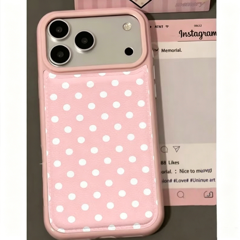 Casing HP Kulit Motif Polkadot - Phone Cases Polka Dot ulasan dan harga