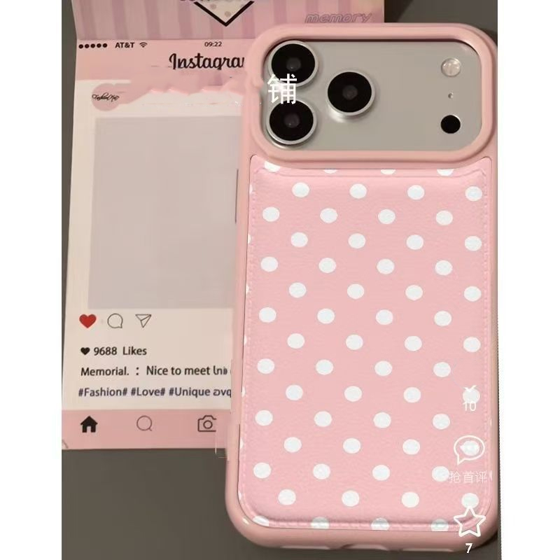 Casing HP Kulit Motif Polkadot - Phone Cases Polka Dot ulasan dan harga