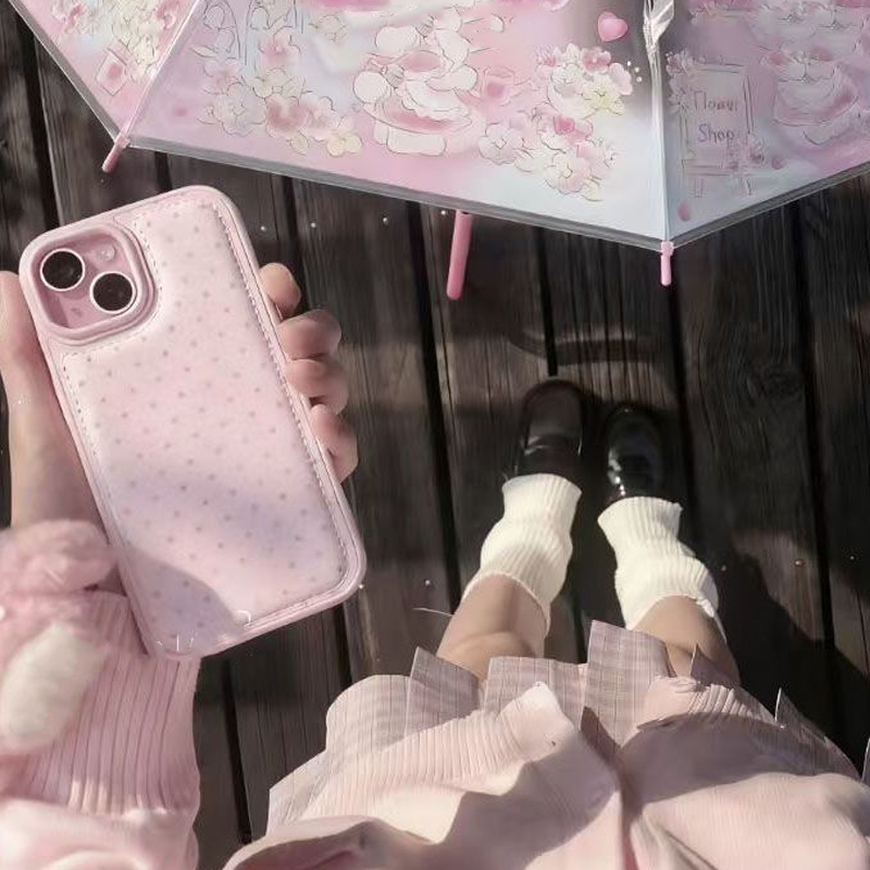 Casing HP Kulit Motif Polkadot - Phone Cases Polka Dot ulasan dan harga