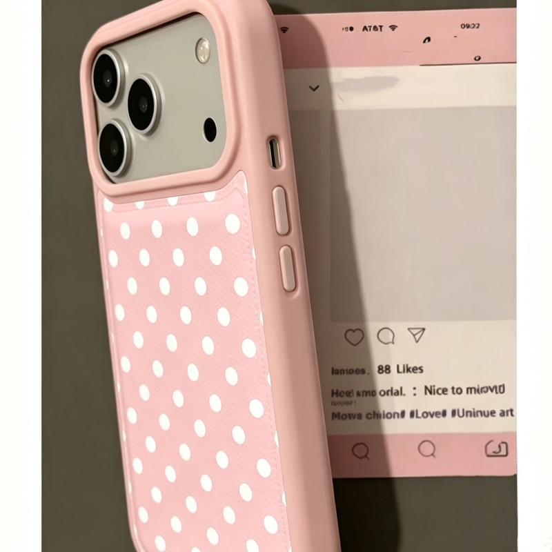 Casing HP Kulit Motif Polkadot - Phone Cases Polka Dot ulasan dan harga
