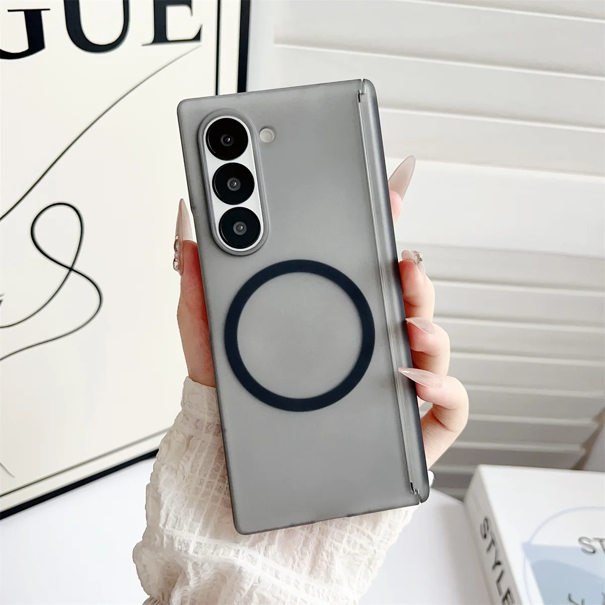 Casing Ponsel Magnetik Buram T - Matte Frosted Case ulasan dan harga
