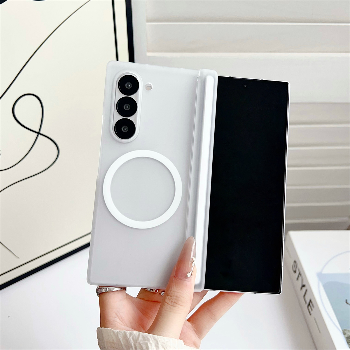 Casing Ponsel Magnetik Buram T - Matte Frosted Case ulasan dan harga