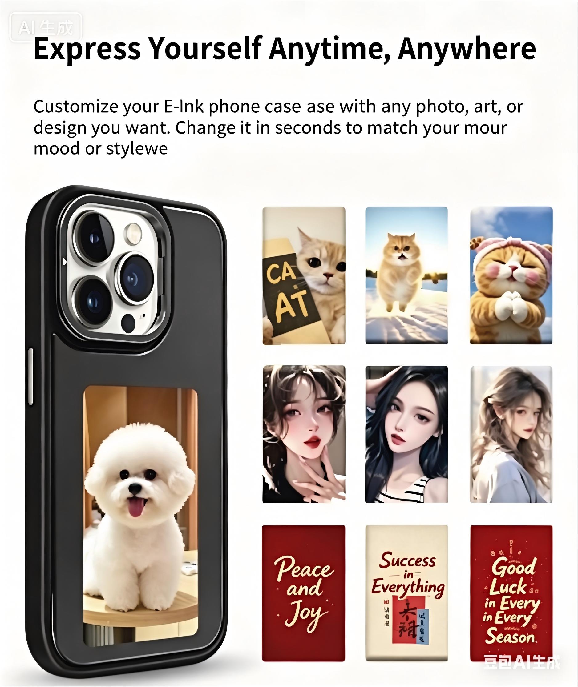 Casing Ponsel NFC Smart E-ink  - Phone Cases Customized ulasan dan harga