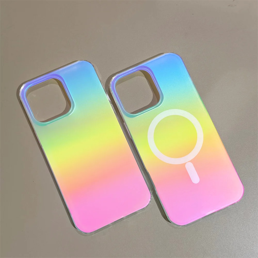 Casing Pelangi Gradien Laser F - Matte Frosted Case ulasan dan harga