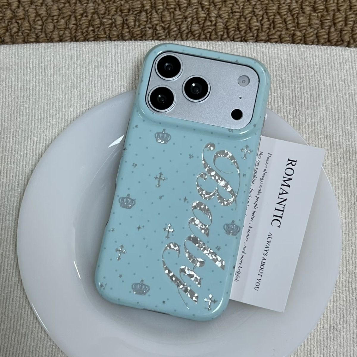 Casing Ponsel Korea Warna Mint - Phone Cases Iphone 16 ulasan dan harga