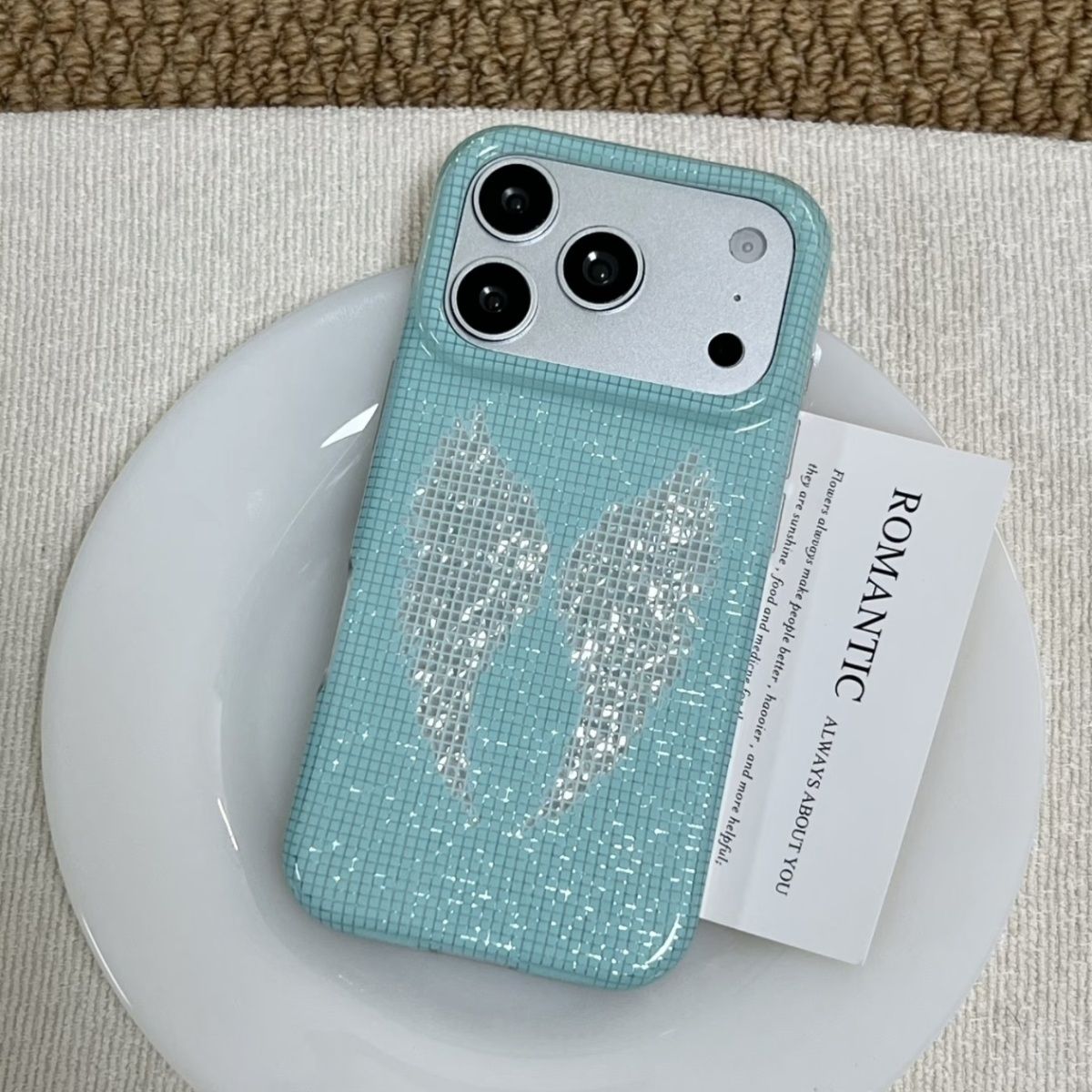 Casing Ponsel Korea Warna Mint - Phone Cases Iphone 16 ulasan dan harga