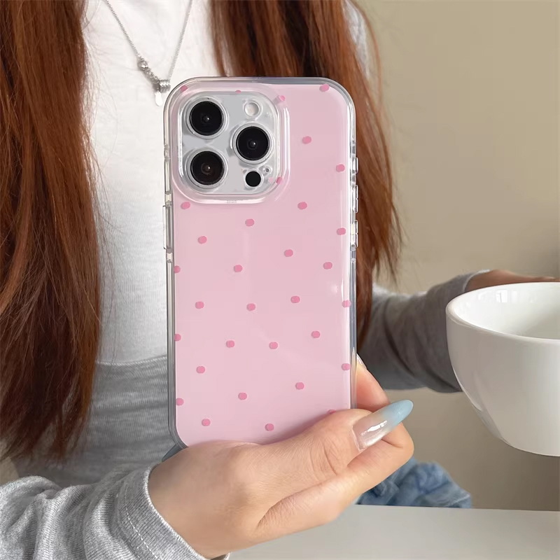 Casing HP Korea Ins Girl Simpl - Phone Cases Polka Dot ulasan dan harga