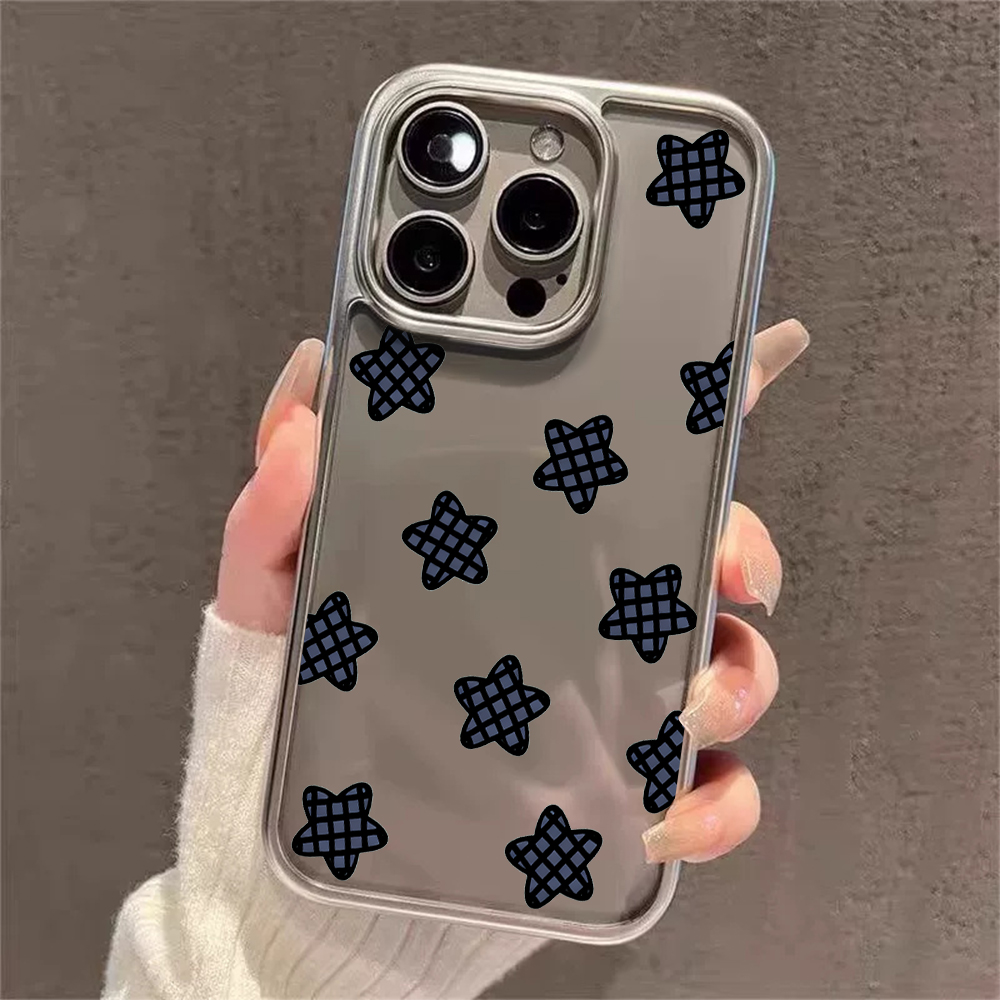 Casing Transparan Y2K Stars Fa - Phone Cases Trending ulasan dan harga