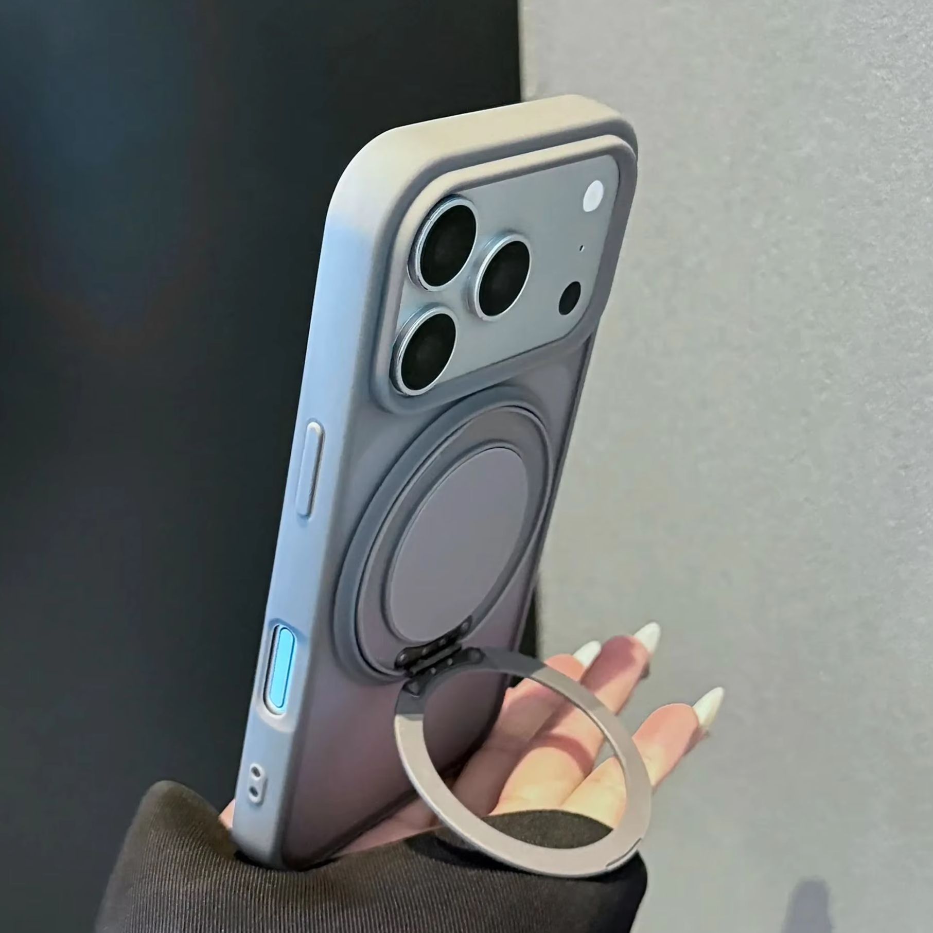 Casing Magnetik Braket Putar 3 - Matte Frosted Case ulasan dan harga