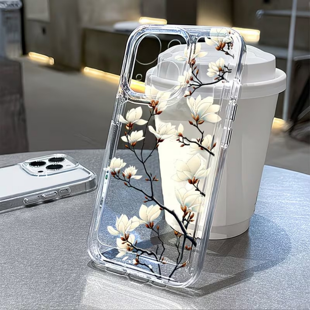 Casing HP Transparan TPU Motif - Phone Cases Trending ulasan dan harga