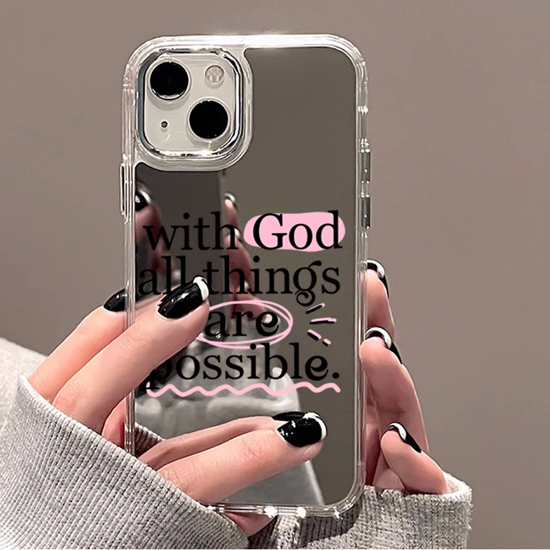 Casing Ponsel Cermin Huruf War - Phone Cases Trending ulasan dan harga