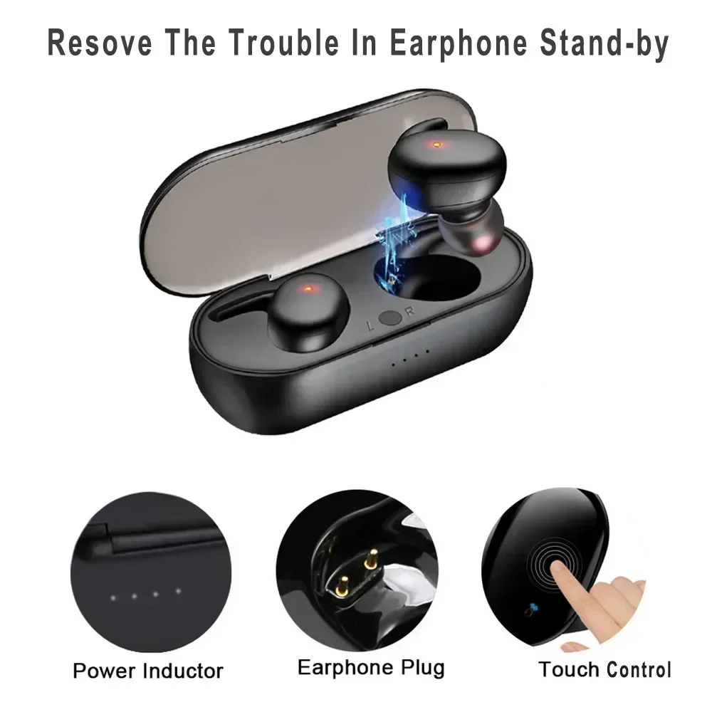 Y30 TWS Earphone Bluetooth 5.0 - Phone Cases Pk ulasan dan harga