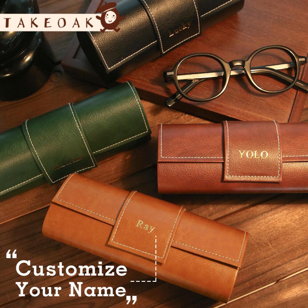 Kotak Kacamata Kulit Custom Na - Monogram Custom Case ulasan dan harga